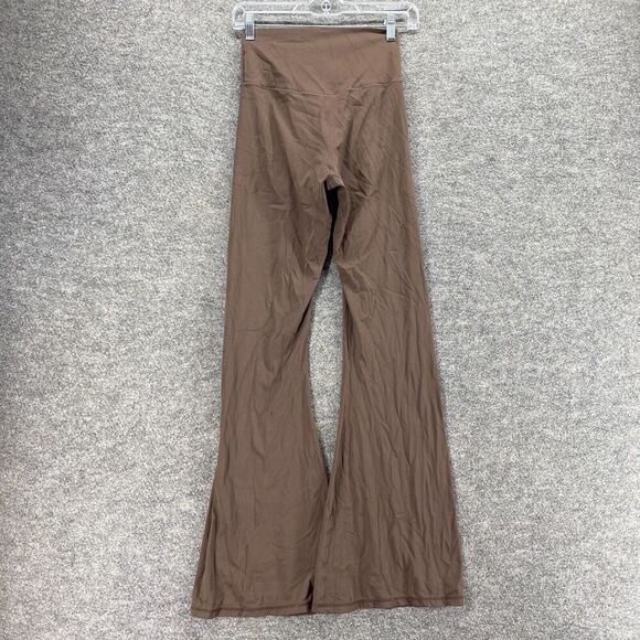 Sunzel Pants Women M Medium Brown High Rise Flat Front Pull On Flared Casual - Picture 2 of 7